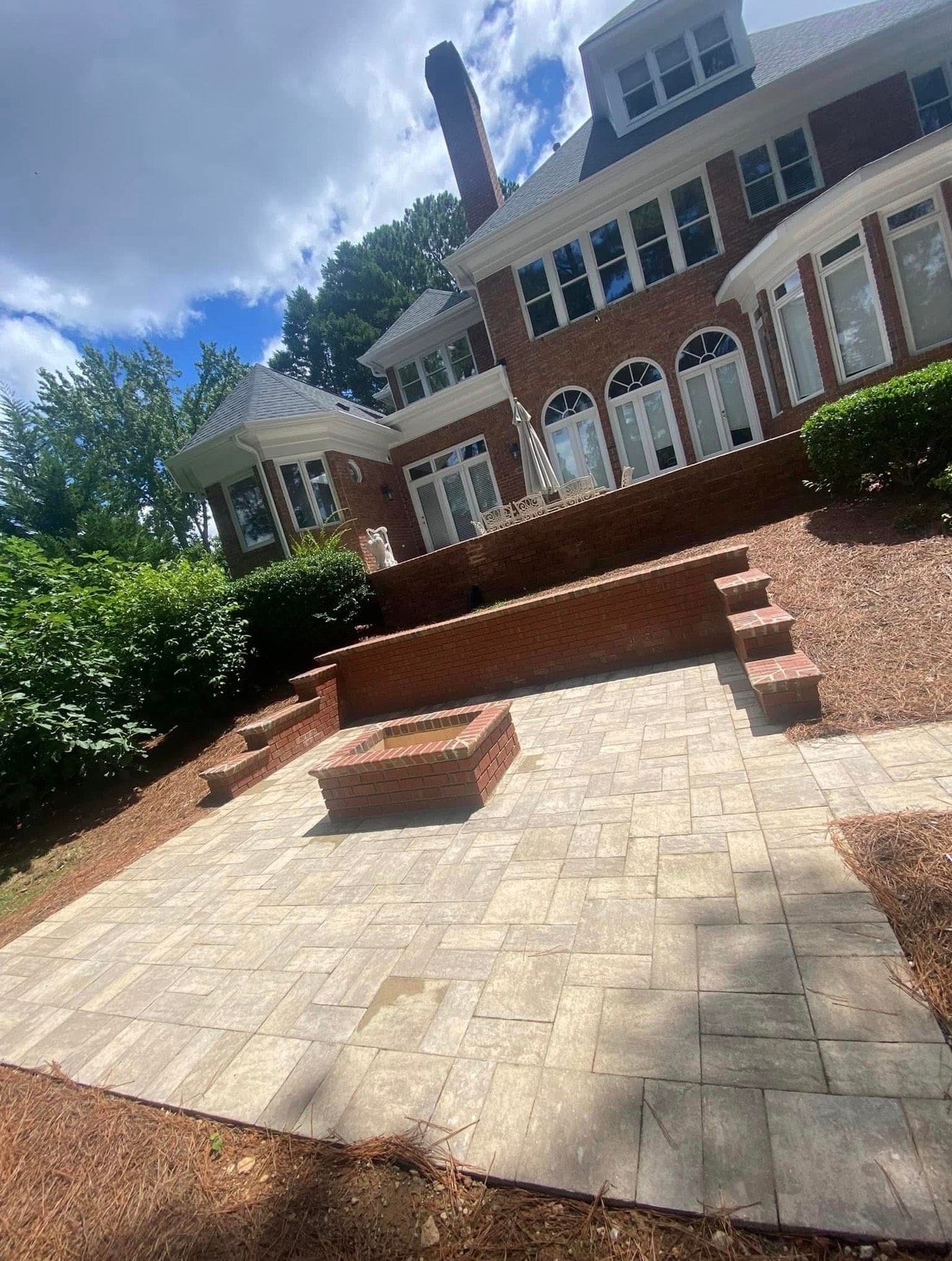 Stone walkway