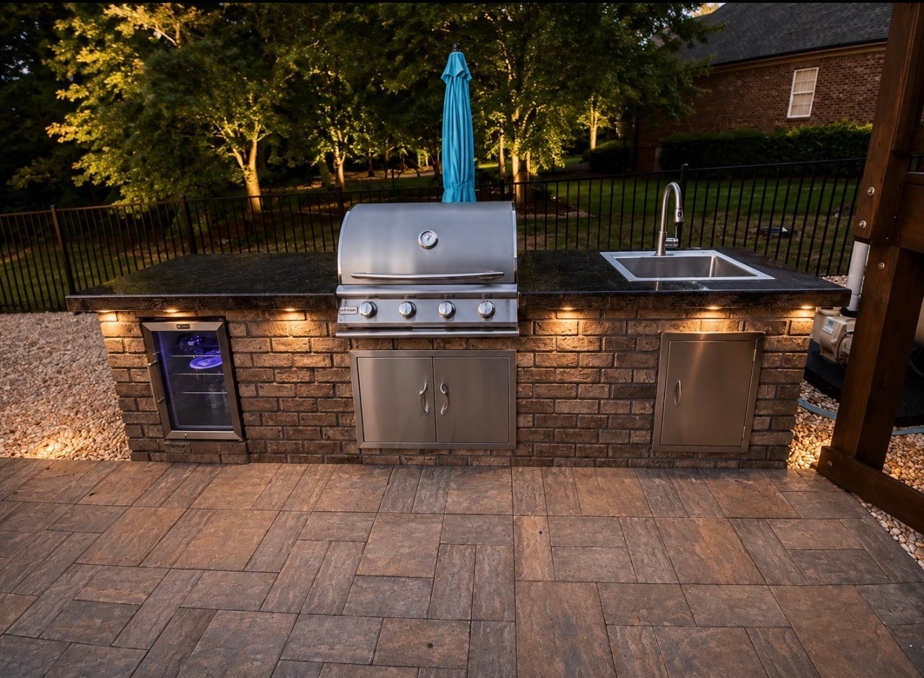 Stone patio